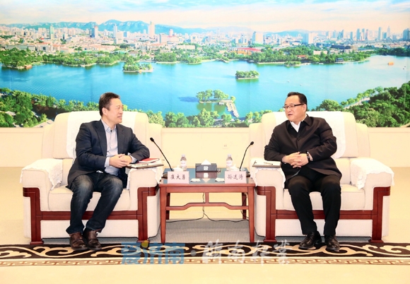 孙述涛会见T3出行客人