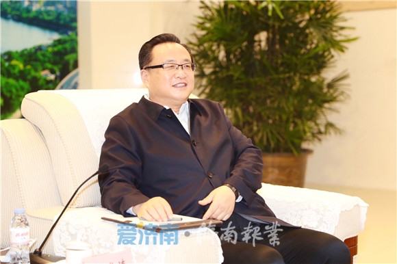 孙述涛会见T3出行客人