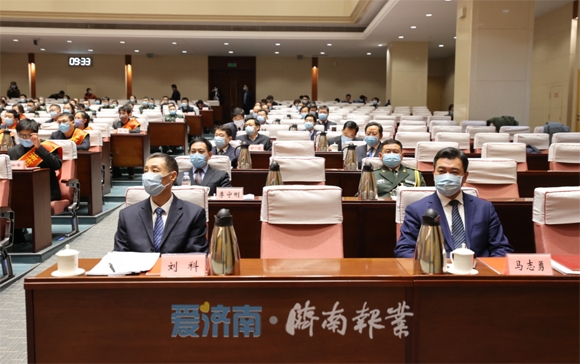 济南市双拥工作表彰大会举行 孙立成讲话 孙述涛主持 殷鲁谦雷杰边祥慧出席